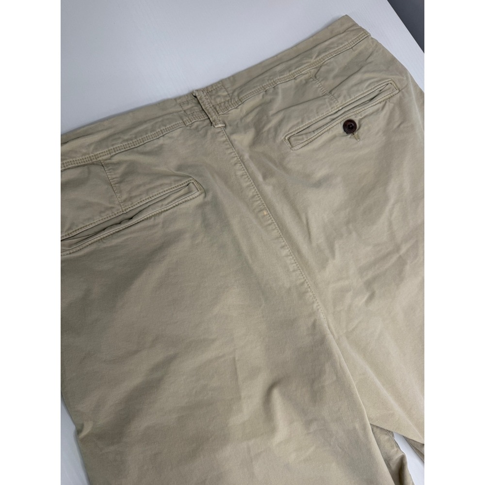 American Eagle Next Level Flex Khaki Chino Shorts Mens 34 Tan Stretch Twill - Picture 7 of 10